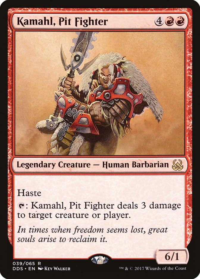 Kamahl, Pit Fighter [Duel Decks: Mind vs. Might] | Tables and Towers