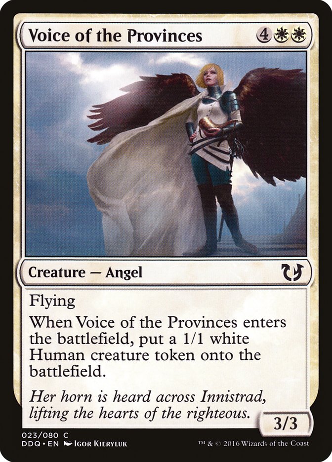 Voice of the Provinces [Duel Decks: Blessed vs. Cursed] | Tables and Towers