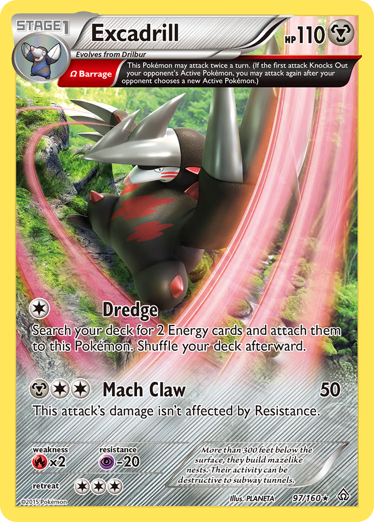 Excadrill (97/160) [XY: Primal Clash] | Tables and Towers