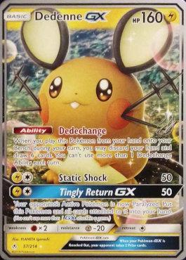 Dedenne GX (57/214) (Perfection - Henry Brand) [World Championships 2019] | Tables and Towers