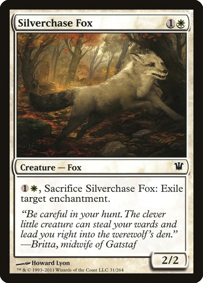 Silverchase Fox [Innistrad] | Tables and Towers