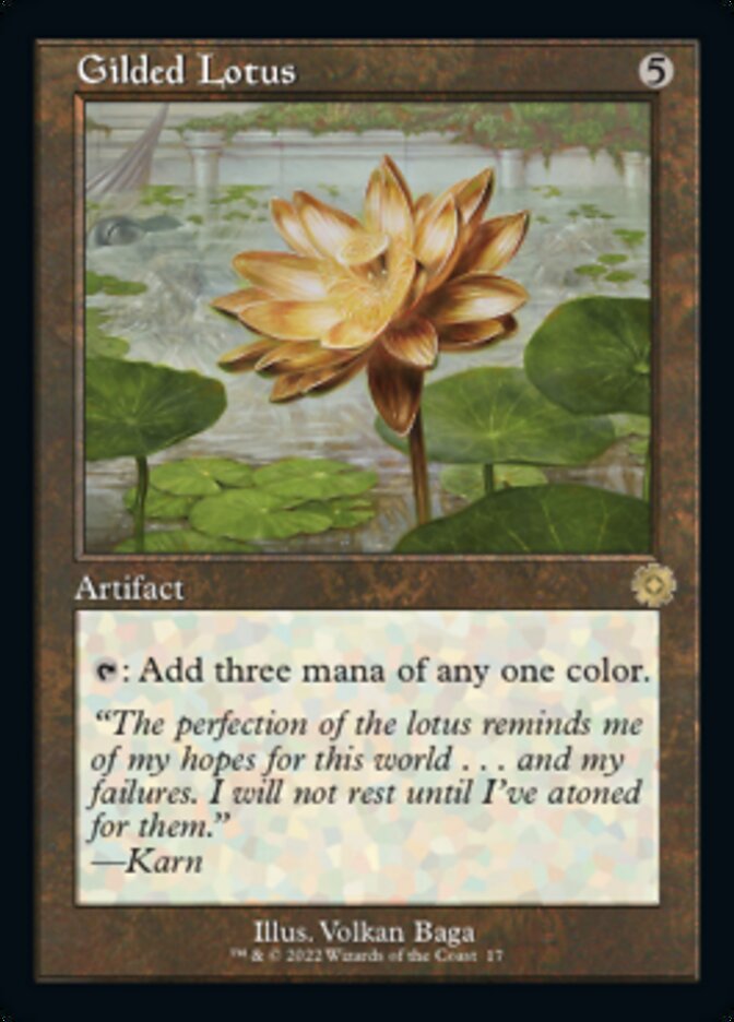 Gilded Lotus (Retro) [The Brothers' War Retro Artifacts] | Tables and Towers