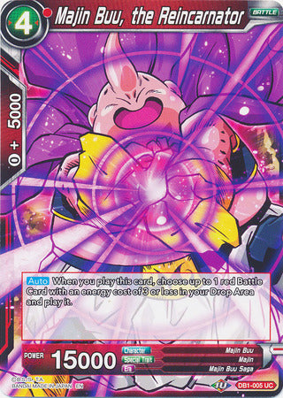 Majin Buu, the Reincarnator (DB1-005) [Dragon Brawl] | Tables and Towers