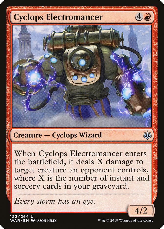 Cyclops Electromancer [War of the Spark] | Tables and Towers