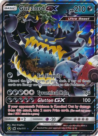 Guzzlord GX (63a/111) (Jumbo Card) [Sun & Moon: Crimson Invasion] | Tables and Towers