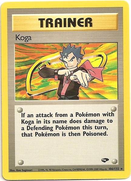 Koga (106/132) [Gym Challenge Unlimited] | Tables and Towers