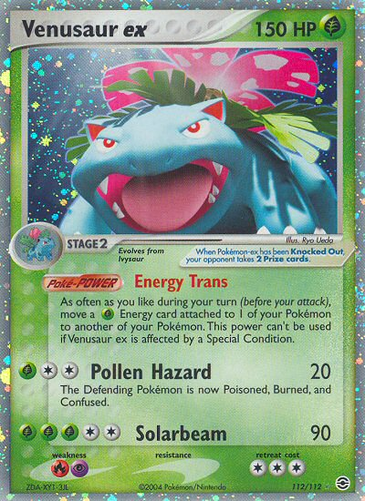 Venusaur ex (112/112) [EX: FireRed & LeafGreen] | Tables and Towers