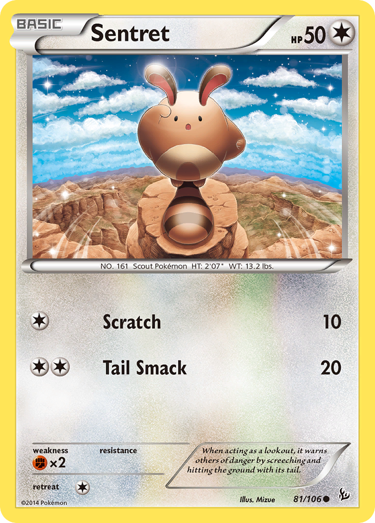 Sentret (81/106) [XY: Flashfire] | Tables and Towers