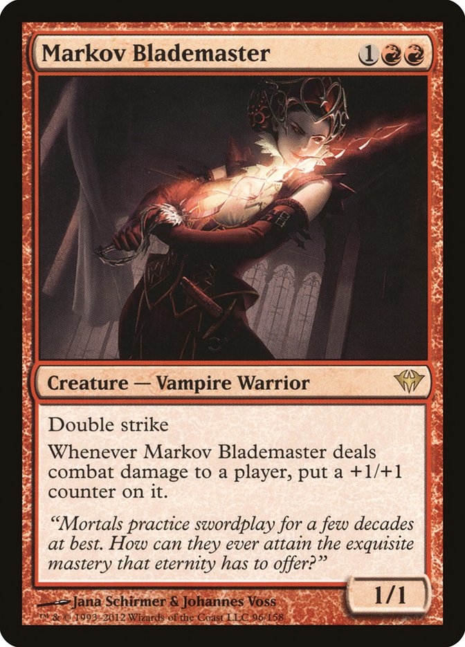 Markov Blademaster [Dark Ascension] | Tables and Towers