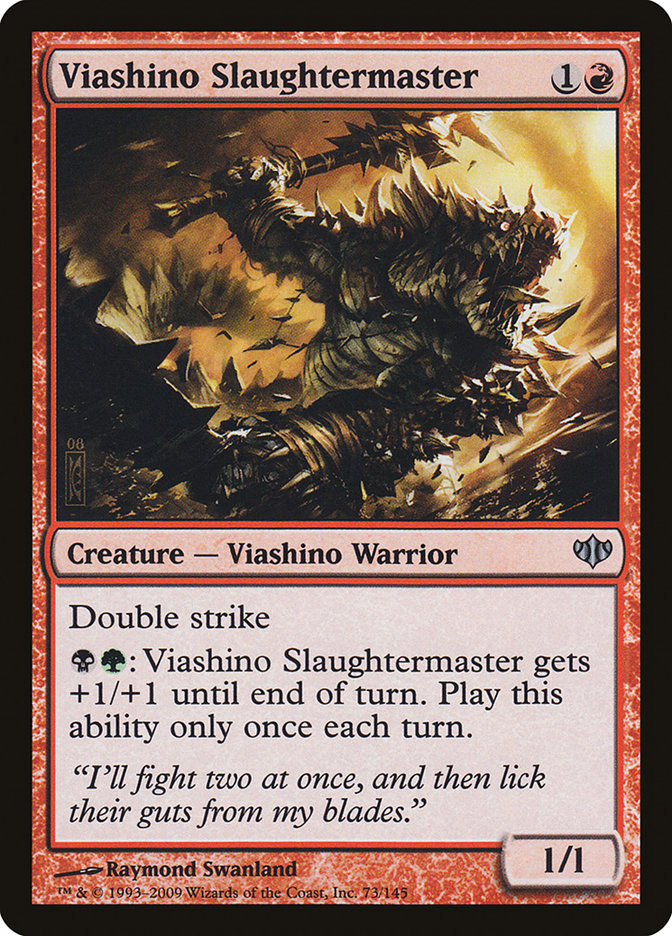 Viashino Slaughtermaster [Conflux] | Tables and Towers