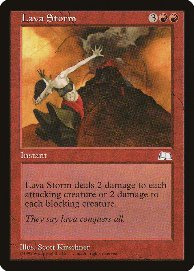 Lava Storm [Weatherlight] | Tables and Towers