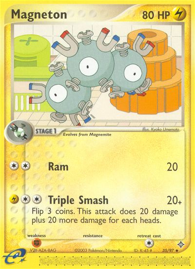 Magneton (35/97) [EX: Dragon] | Tables and Towers