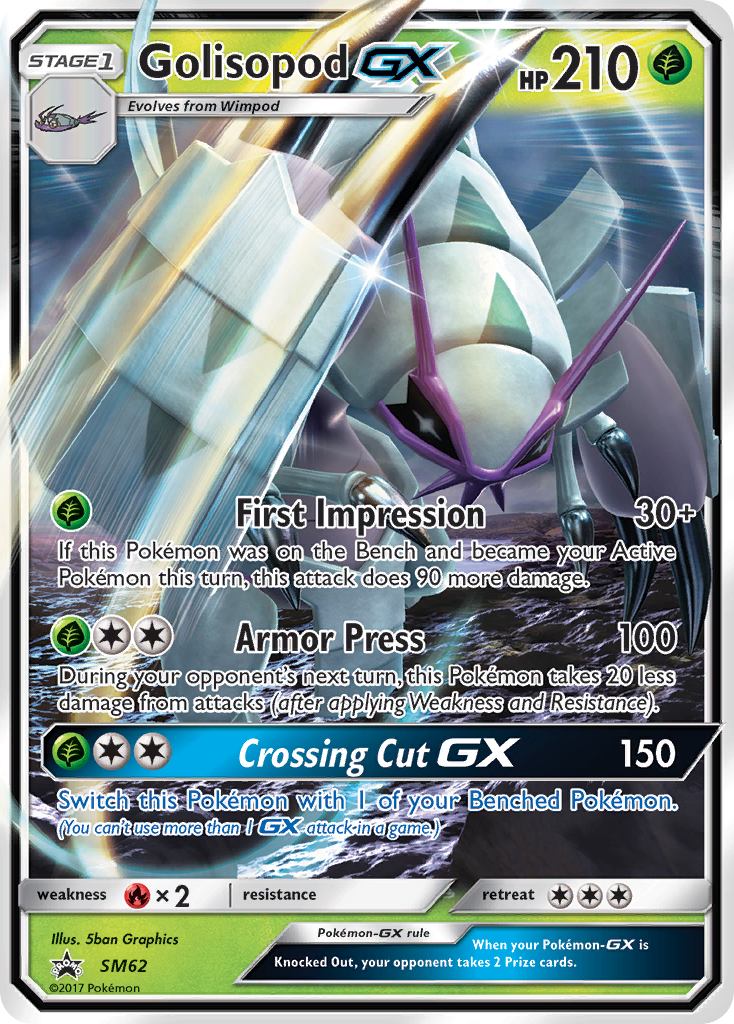 Golisopod GX (SM62) [Sun & Moon: Black Star Promos] | Tables and Towers