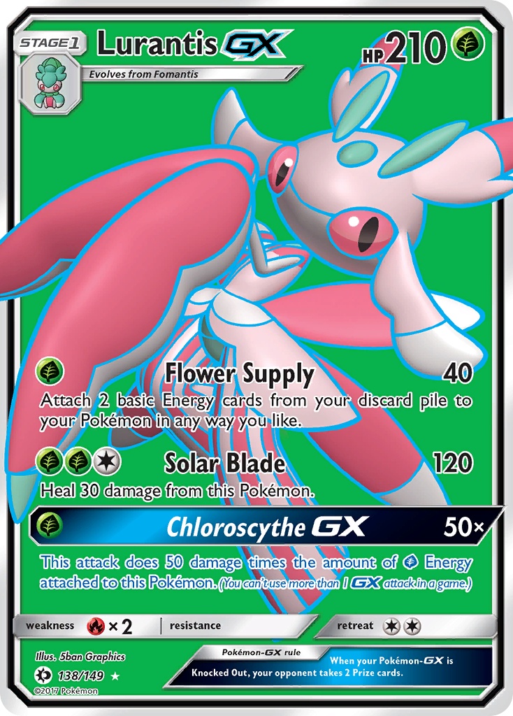 Lurantis GX (138/149) [Sun & Moon: Base Set] | Tables and Towers