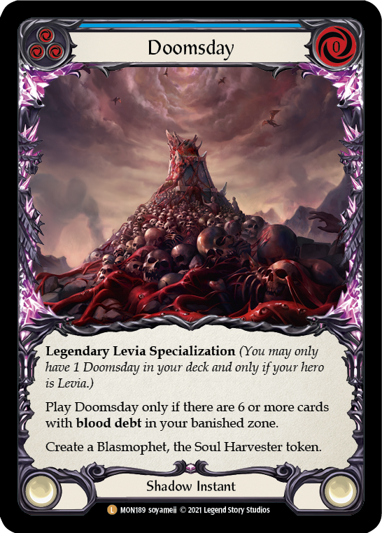 Doomsday [MON189-CF] (Monarch)  1st Edition Cold Foil | Tables and Towers