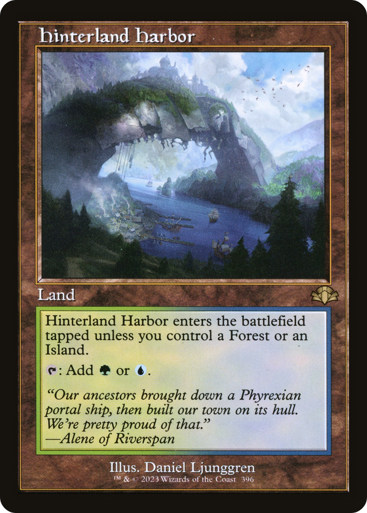 Hinterland Harbor (Retro) [Dominaria Remastered] | Tables and Towers