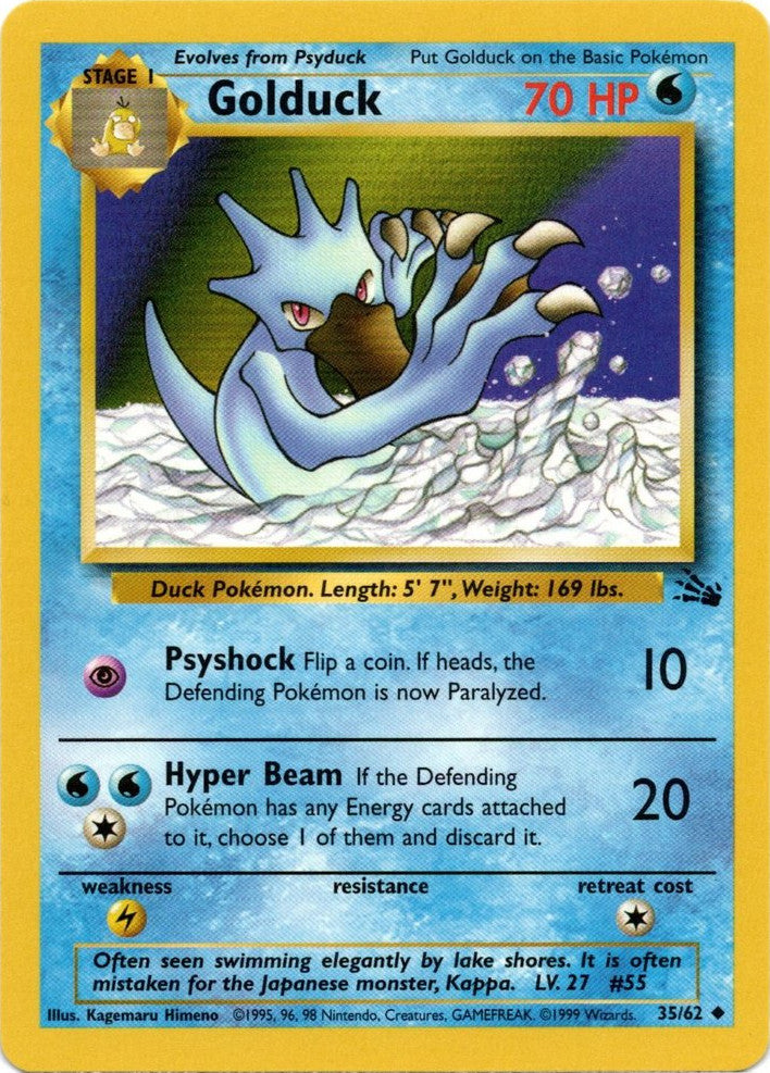 Golduck (35/62) [Fossil Unlimited] | Tables and Towers