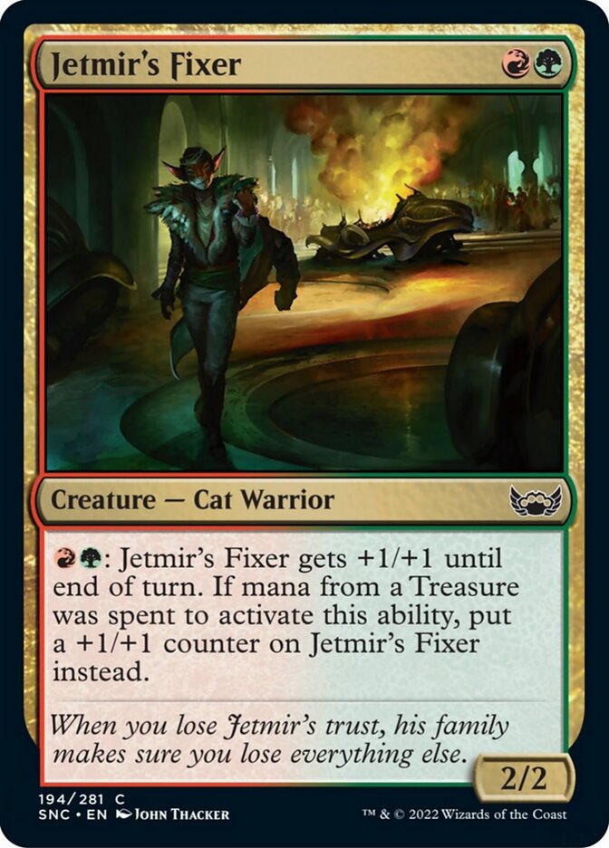 Jetmir's Fixer [Streets of New Capenna] | Tables and Towers