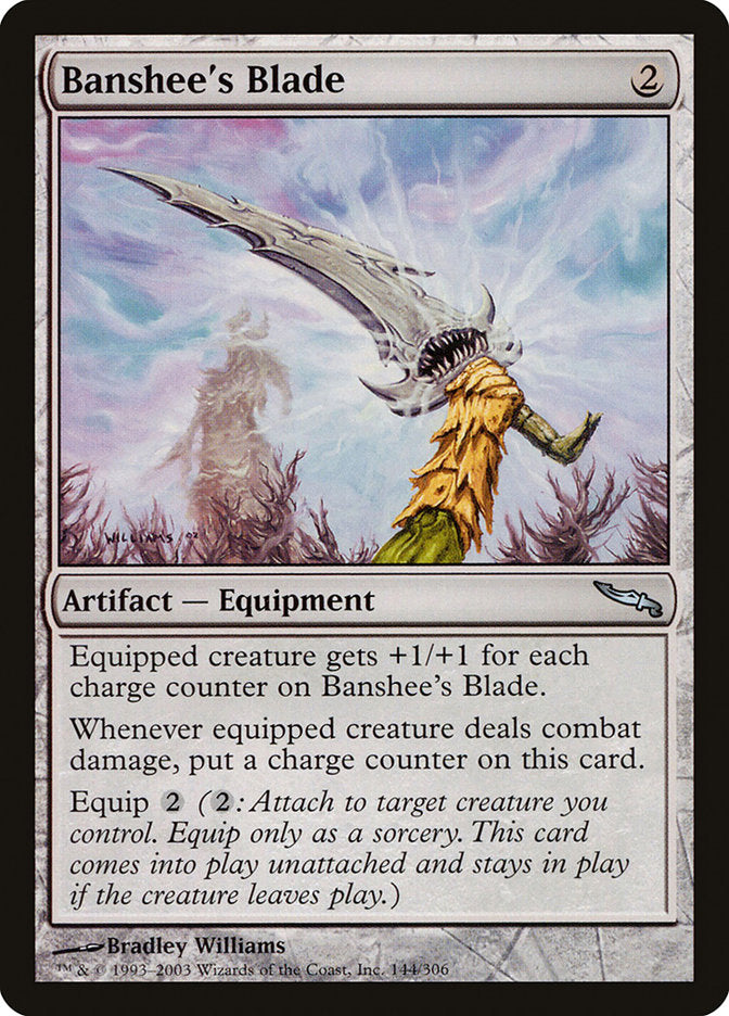 Banshee's Blade [Mirrodin] | Tables and Towers