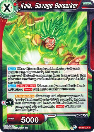 Kale, Savage Berserker (BT11-004) [Vermilion Bloodline] | Tables and Towers