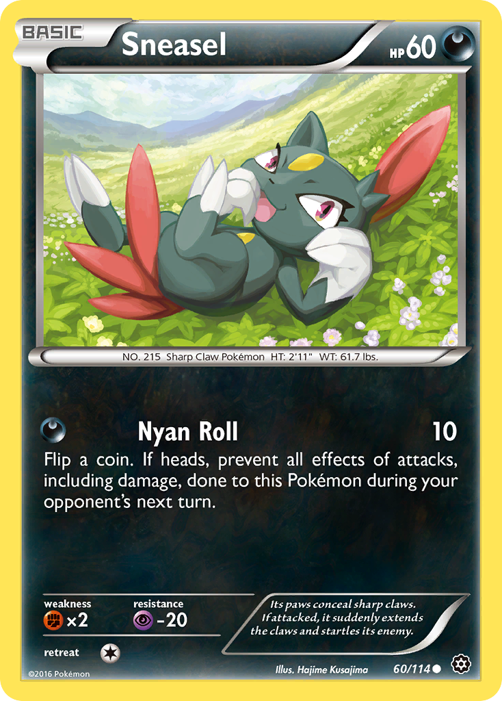 Sneasel (60/114) [XY: Steam Siege] | Tables and Towers