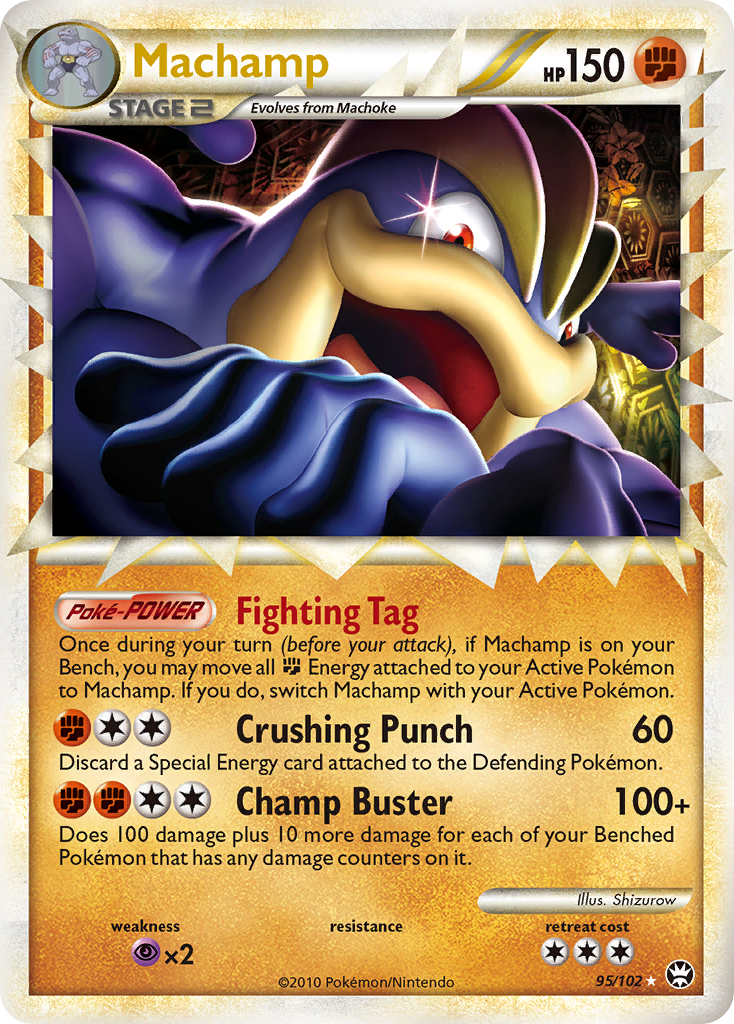 Machamp (95/102) [HeartGold & SoulSilver: Triumphant] | Tables and Towers