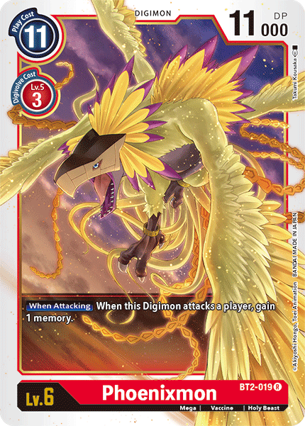 Phoenixmon [BT2-019] [Release Special Booster Ver.1.5] | Tables and Towers