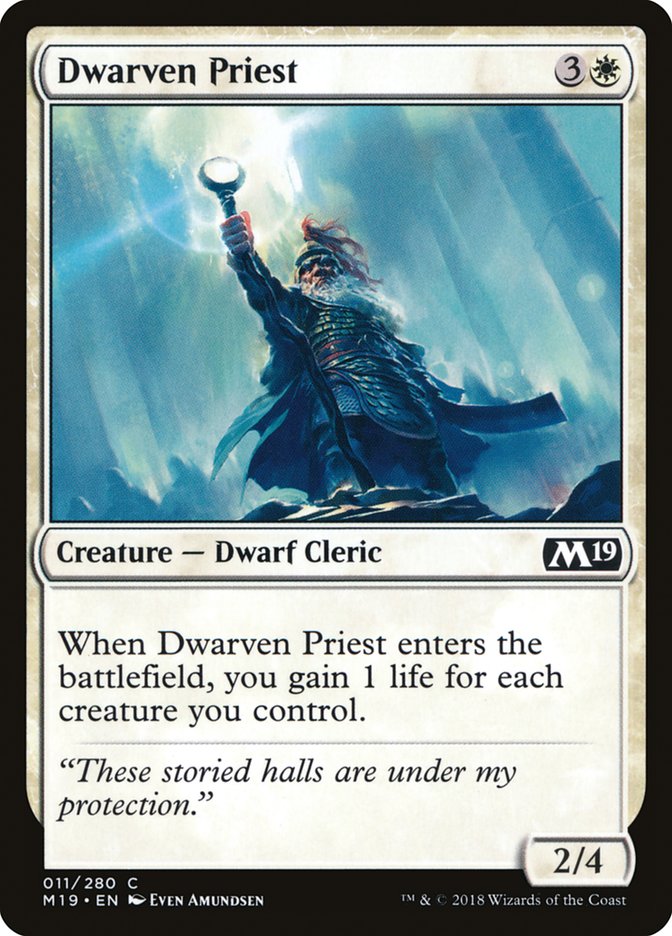 Dwarven Priest [Core Set 2019] | Tables and Towers