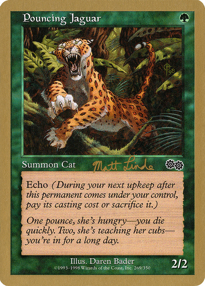 Pouncing Jaguar (Matt Linde) [World Championship Decks 1999] | Tables and Towers