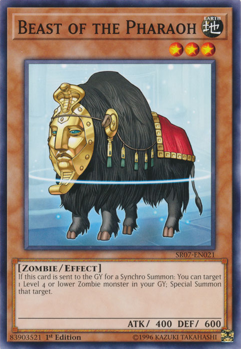 Beast of the Pharaoh [SR07-EN021] Common | Tables and Towers