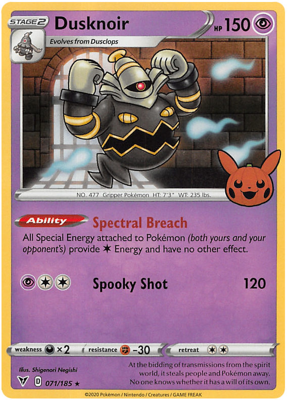 Dusknoir (071/185) [Trick or Trade 2023] | Tables and Towers