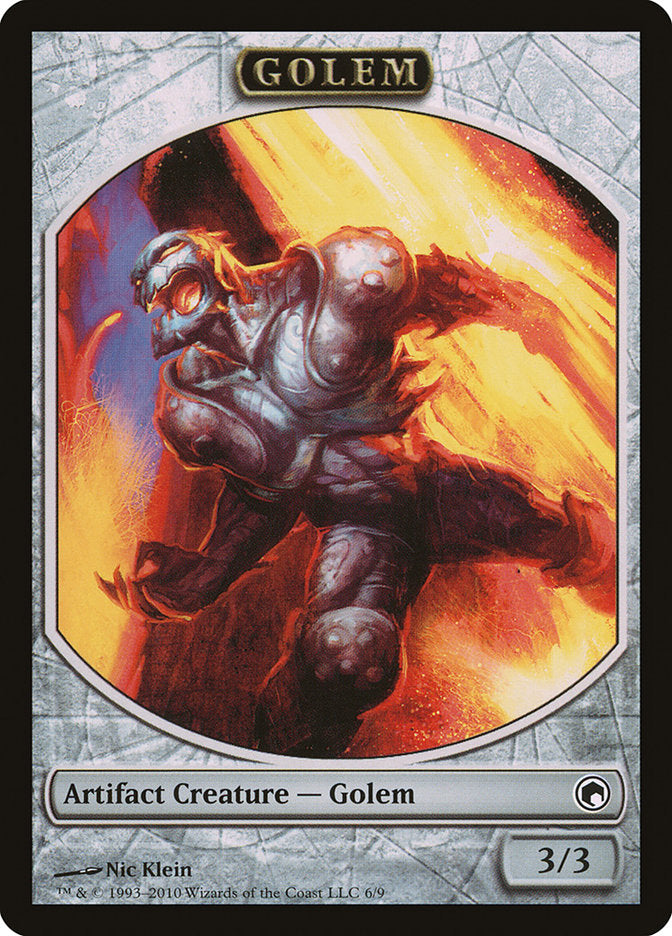 Golem Token [Scars of Mirrodin Tokens] | Tables and Towers