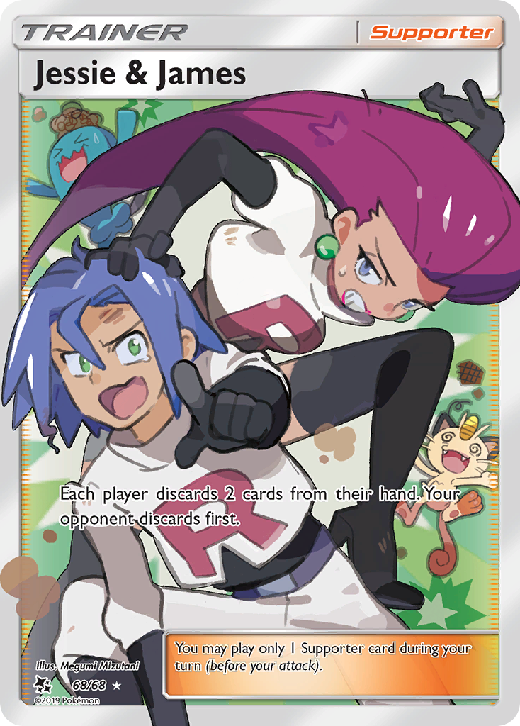 Jessie & James (68/68) [Sun & Moon: Hidden Fates] | Tables and Towers