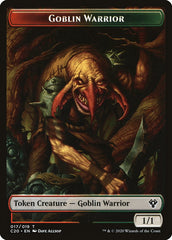 Drake // Goblin Warrior Double-Sided Token [Commander 2020 Tokens] | Tables and Towers