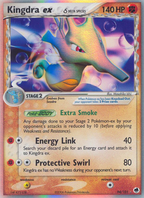 Kingdra ex (94/101) (Delta Species) [EX: Dragon Frontiers] | Tables and Towers