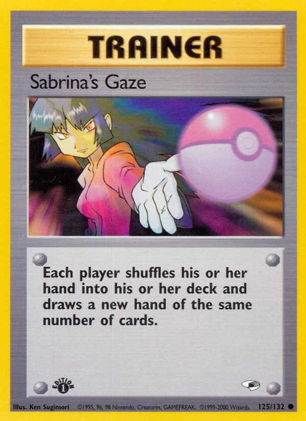 Sabrina's Gaze (125/132) [Gym Heroes 1st Edition] | Tables and Towers