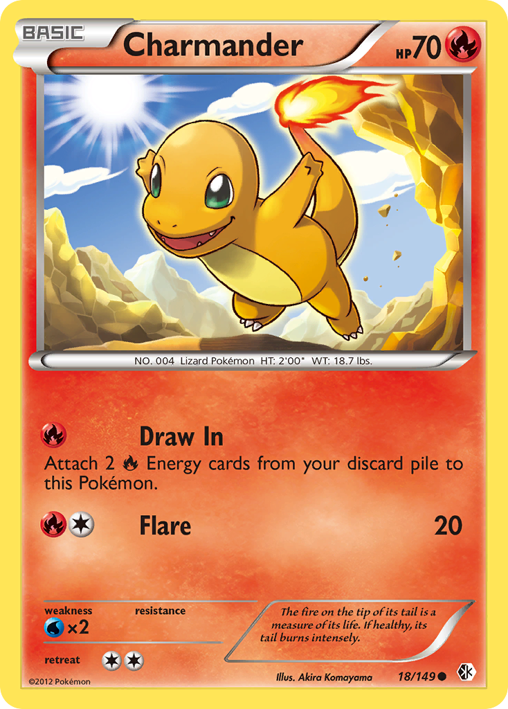 Charmander (18/149) [Black & White: Boundaries Crossed] | Tables and Towers