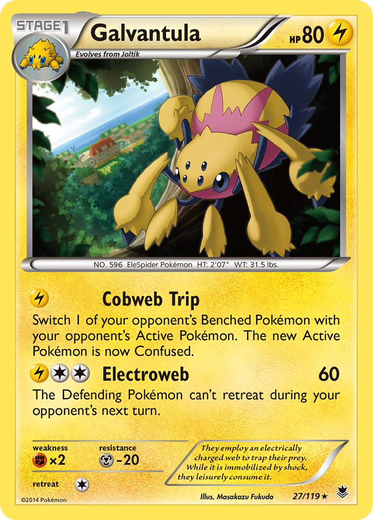 Galvantula (27/119) [XY: Phantom Forces] | Tables and Towers