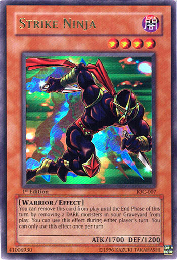 Strike Ninja [IOC-007] Ultra Rare | Tables and Towers