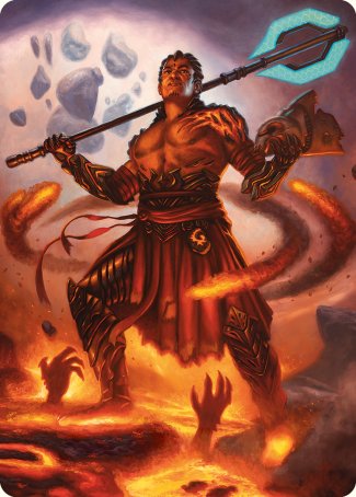 Koth, Fire of Resistance Art Card [Phyrexia: All Will Be One Art Series] | Tables and Towers