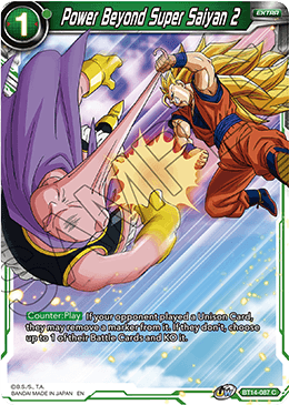 Power Beyond Super Saiyan 2 (BT14-087) [Cross Spirits] | Tables and Towers