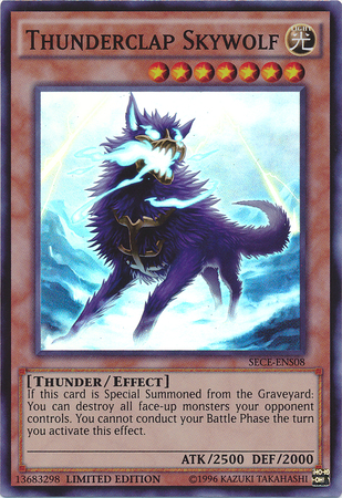 Thunderclap Skywolf [SECE-ENS08] Super Rare | Tables and Towers