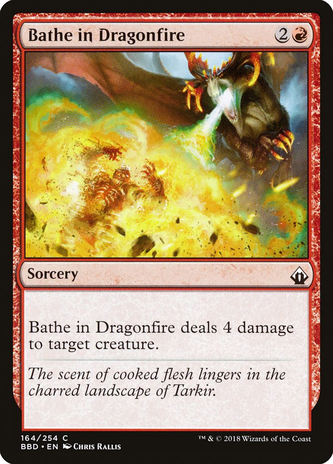 Bathe in Dragonfire [Battlebond] | Tables and Towers