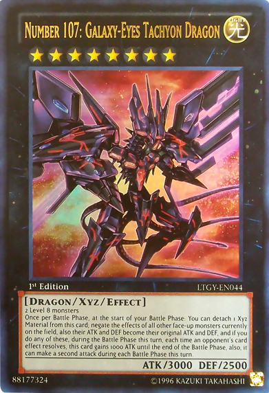 Number 107: Galaxy-Eyes Tachyon Dragon [LTGY-EN044] Ultra Rare | Tables and Towers