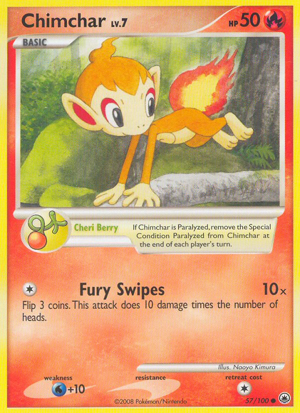 Chimchar (57/100) [Diamond & Pearl: Majestic Dawn] | Tables and Towers