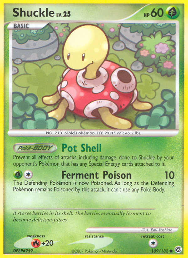 Shuckle (109/132) [Diamond & Pearl: Secret Wonders] | Tables and Towers