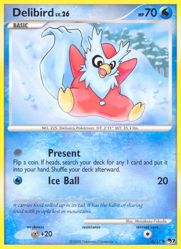 Delibird (6/17) [POP Series 7] | Tables and Towers