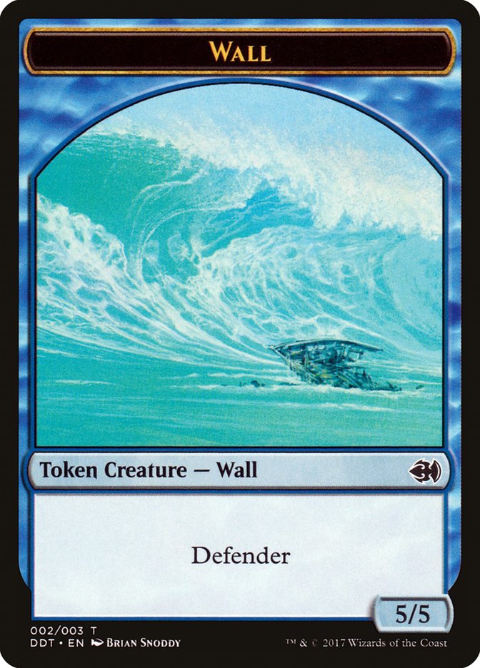 Wall Token [Duel Decks: Merfolk vs. Goblins Tokens] | Tables and Towers