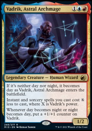 Vadrik, Astral Archmage (Promo Pack) [Innistrad: Midnight Hunt Promos] | Tables and Towers