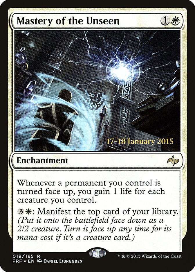 Mastery of the Unseen [Fate Reforged Prerelease Promos] | Tables and Towers